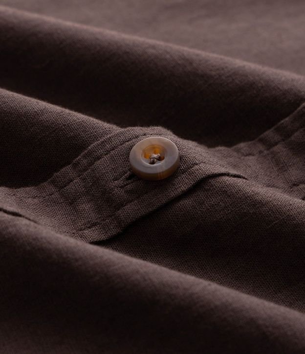Camisa Relaxed en Cáñamo con Bolsillo 10