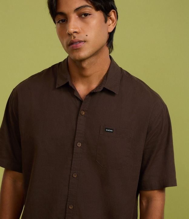 Camisa Relaxed en Cáñamo con Bolsillo 5