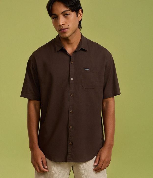 Camisa Relaxed en Cáñamo con Bolsillo 6