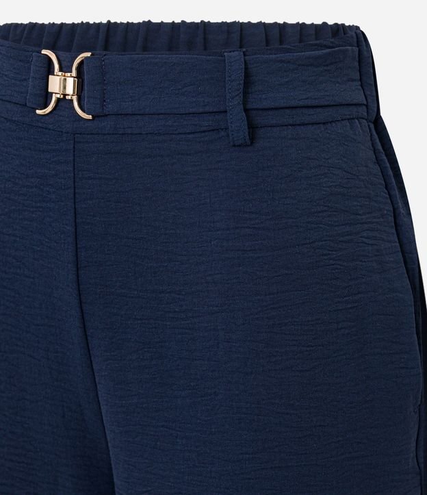 Pantalón Carrot Cintura Alta en Airflow con Hebillas Metalizadas 6