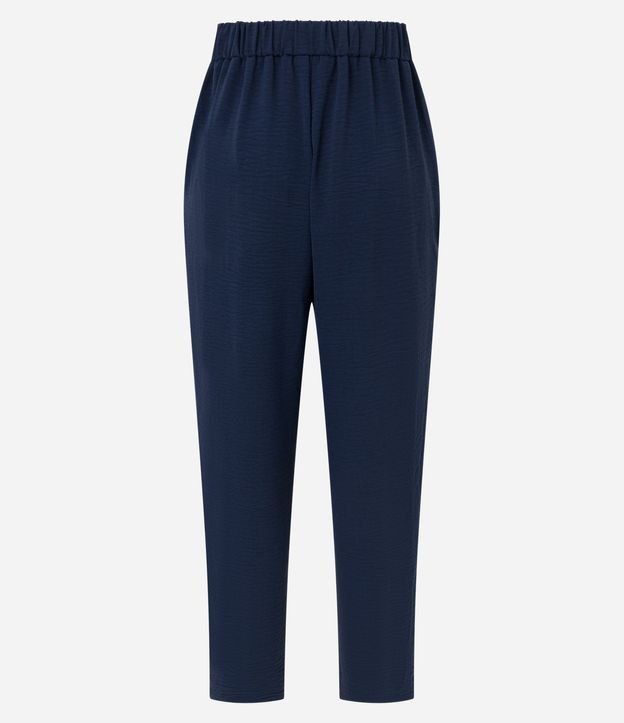 Pantalón Carrot Cintura Alta en Airflow con Hebillas Metalizadas 7