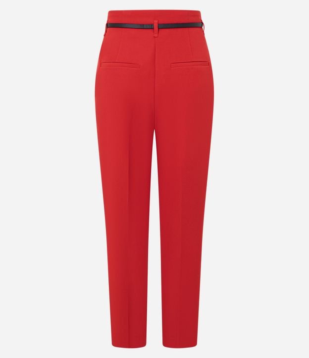 Pantalón Zanahoria Sastrería con Cinturón Hebilla 6