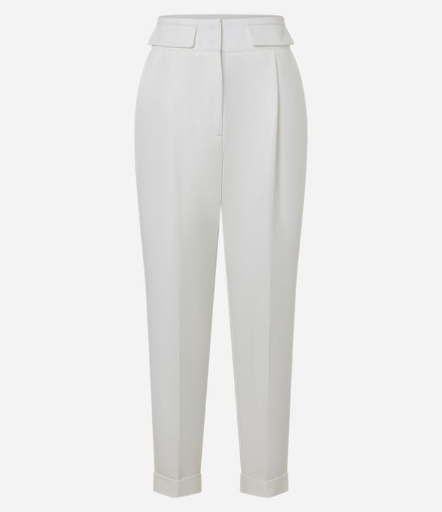 Pantalón Carrot Sastrería con Bajo Italiana y Detalle de Solapa 5