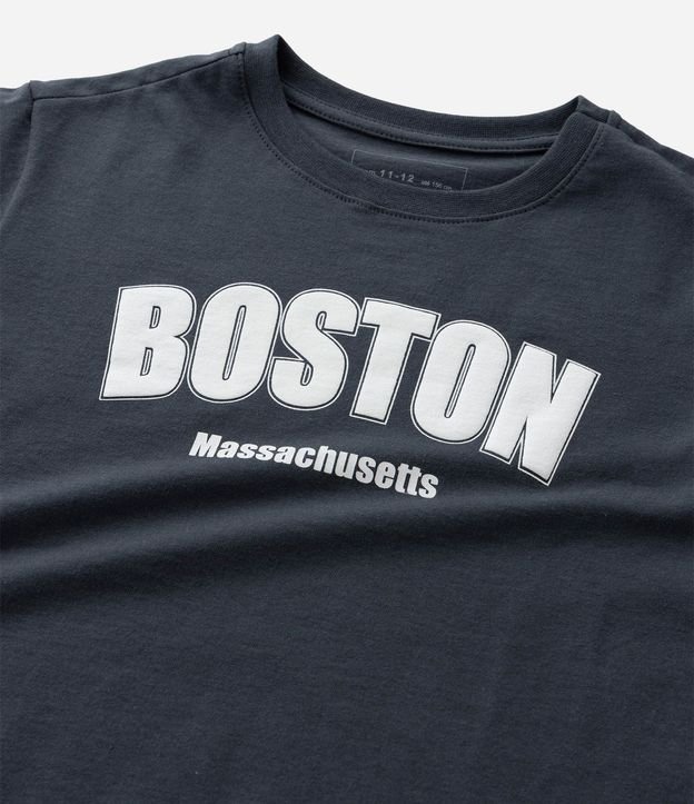 Remera Infantil con Lettering Boston - Talle 5 a 14 años 5