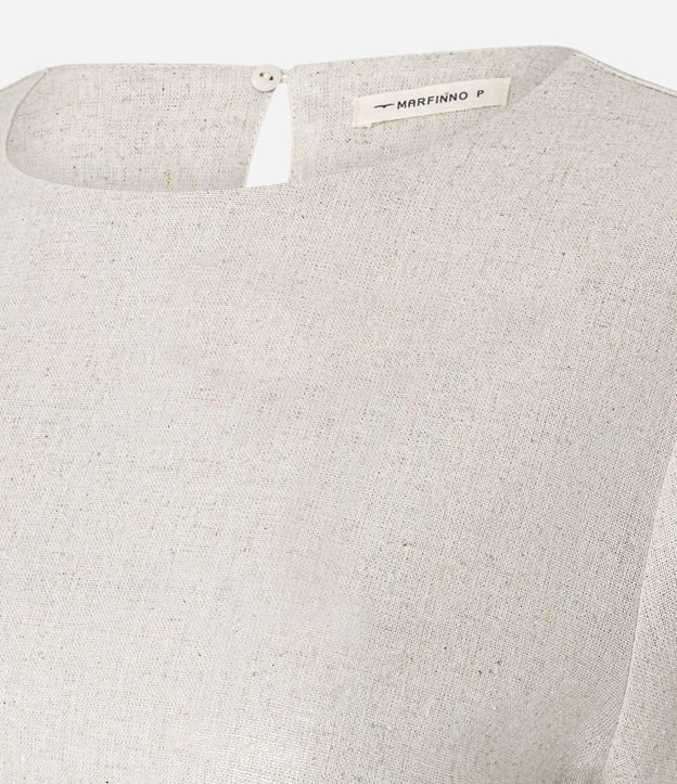 Blusa en Viscolino con Manga Dobrada 6