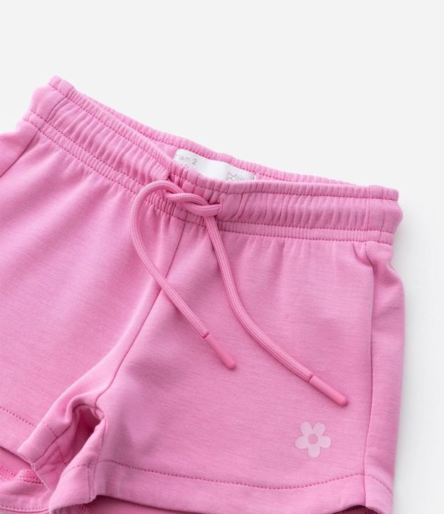 Short Infantil en Modal con Estampa Localizada - Talle 1 a 6 años 6