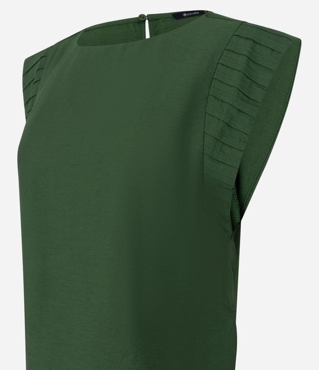 Blusa en Airflow con Recortes en el Hombro 5