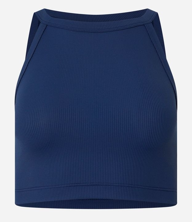 Blusa en Rib con Cuello Halter 5