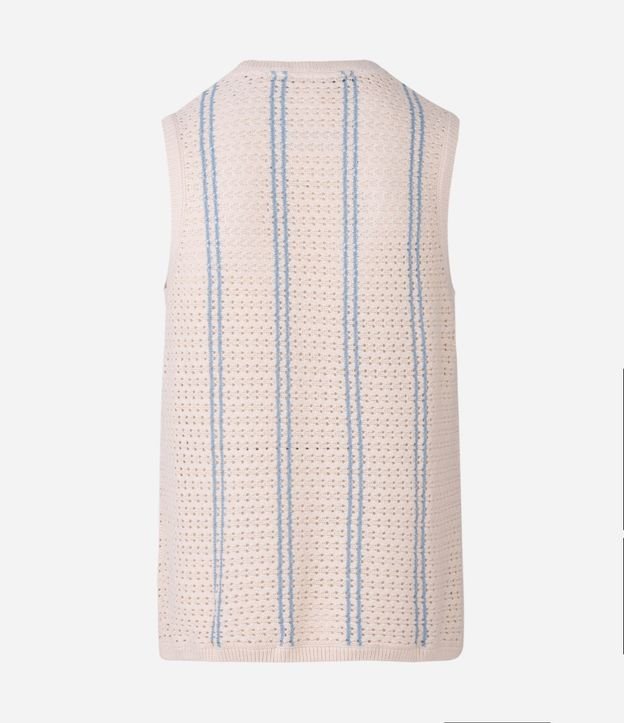 Musculosa en Punto con Estampado Rayada 7