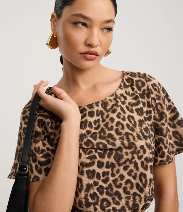 Enterito en Airflow con Lazo y Estampa Leopardo 3