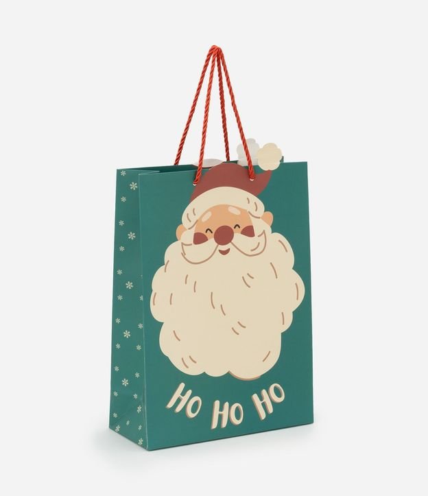 Bolsa de Regalo Pequeña con Estampa Santa Claus