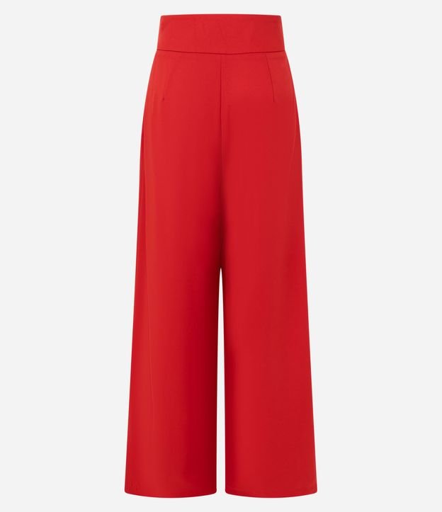 Pantalón Pantalona en Crepé con Friso Delantero 9