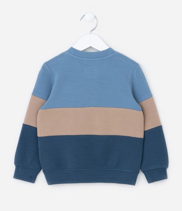 Blusao Infantil en Modal con Estampa Bloque de Color y Bordado - Talle 1 a 6 años 3