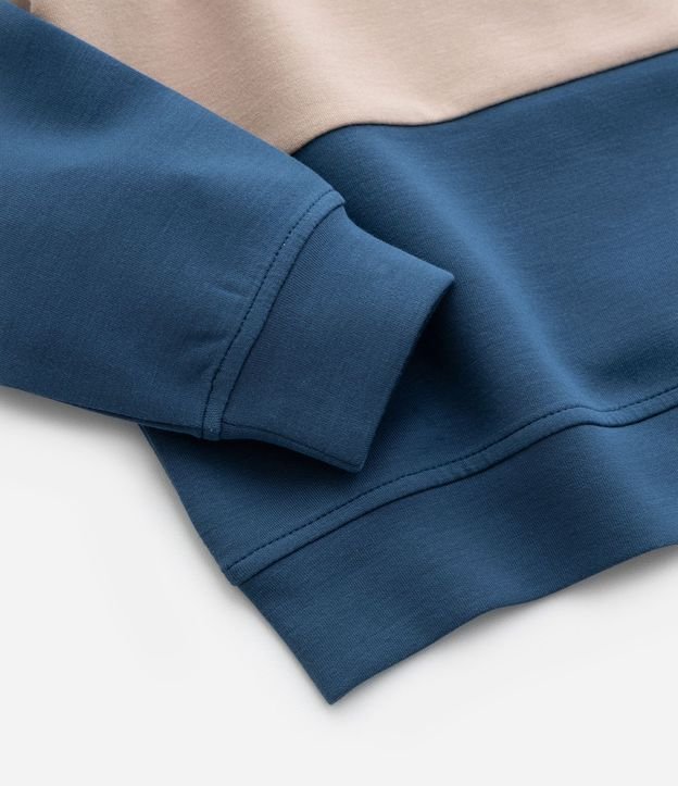 Blusao Infantil en Modal con Estampa Bloque de Color y Bordado - Talle 1 a 6 años 5