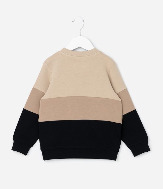 Blusao Infantil en Modal con Estampa Bloque de Color y Bordado - Talle 1 a 6 años 3