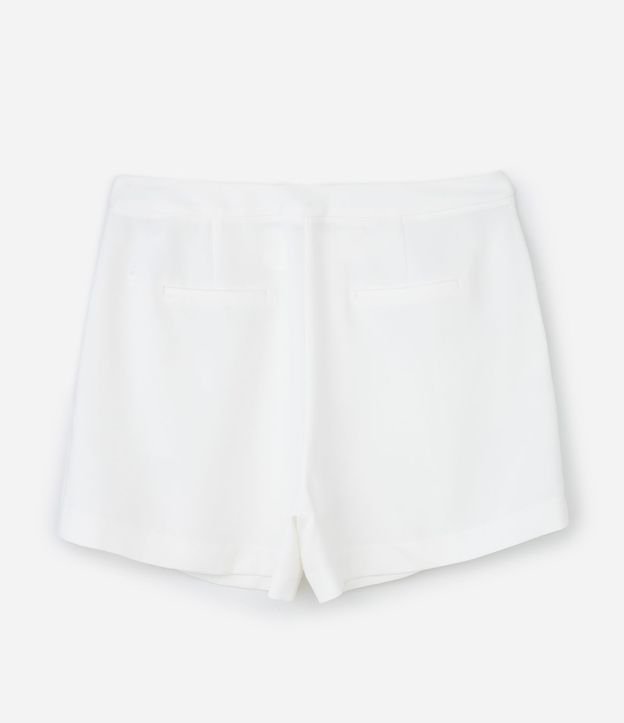 Bermuda en Crepé con Botones en los Bolsillos Curve & Plus Size 7