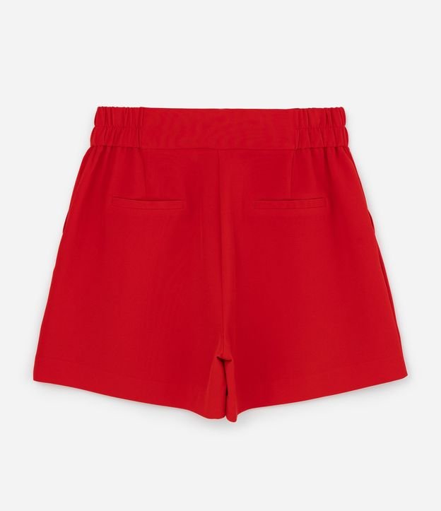 Short Sastrería con Elástico y Dos Botones en la Cintura Curve & Plus Size 7