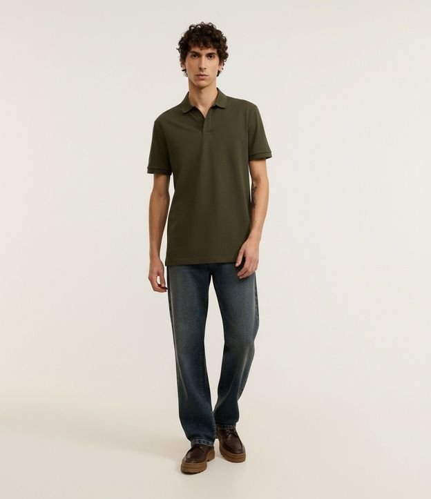 Remera Polo Comfort en Algodón Peruano