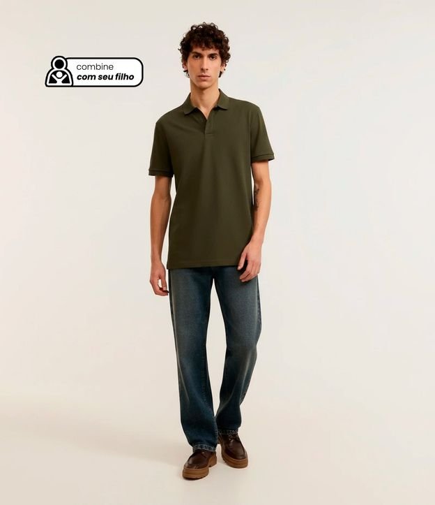 Remera Polo Comfort en Algodón Peruano