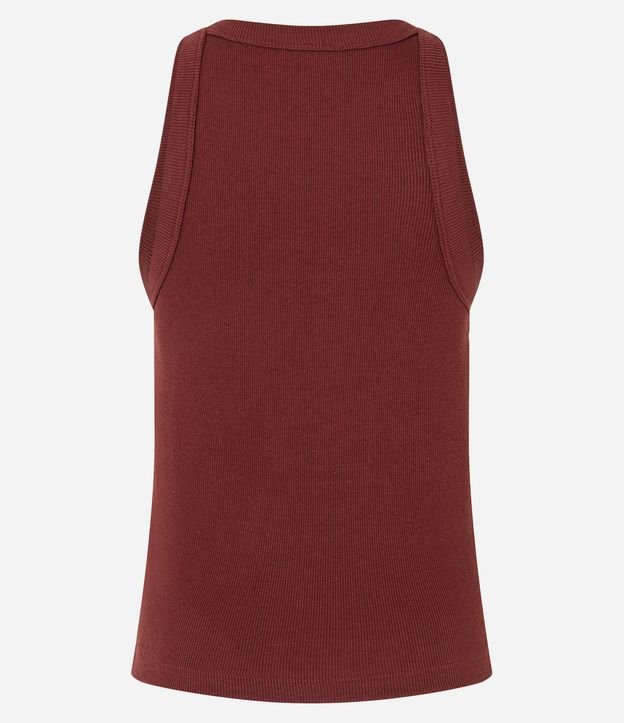 Blusa Básica Regular en Rib de Algodón 10