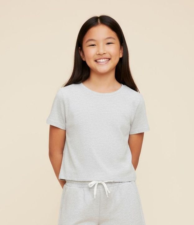 Remera Básica Infantil en Algodón - Talle 5 a 14 años