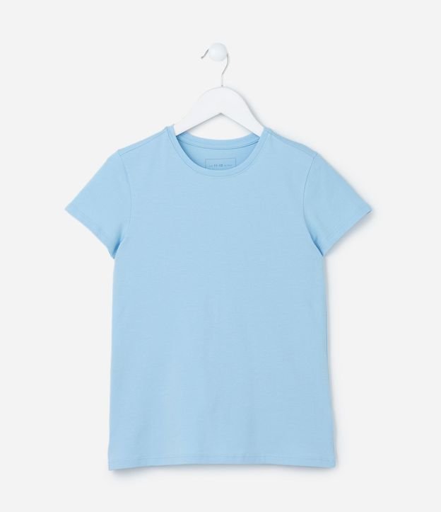 Remera Básica Infantil en Algodón - Talle 5 a 14 años 2
