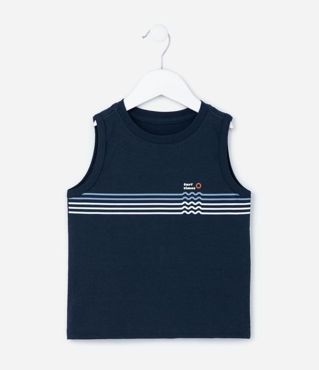 Musculosa Infantil con Estampa de Rayas - Talle 1 a 6 años 2