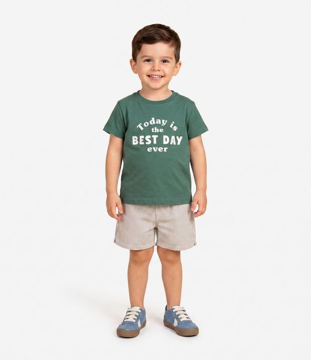 Remera Infantil con Lettering Best Day Ever - Talle 1 a 6 años 1
