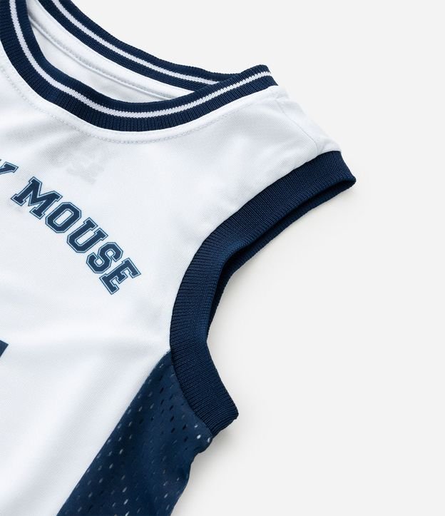 Musculosa Infantil de Baloncesto en Microfibra Mickey Mouse - Talle 1 a 6 años 6