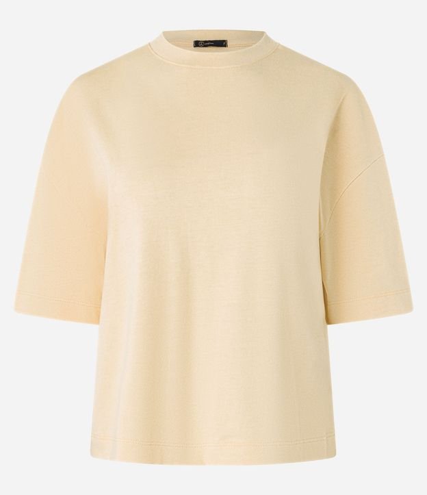 Remera Boxy en Algodón con Cuello Redondo 6