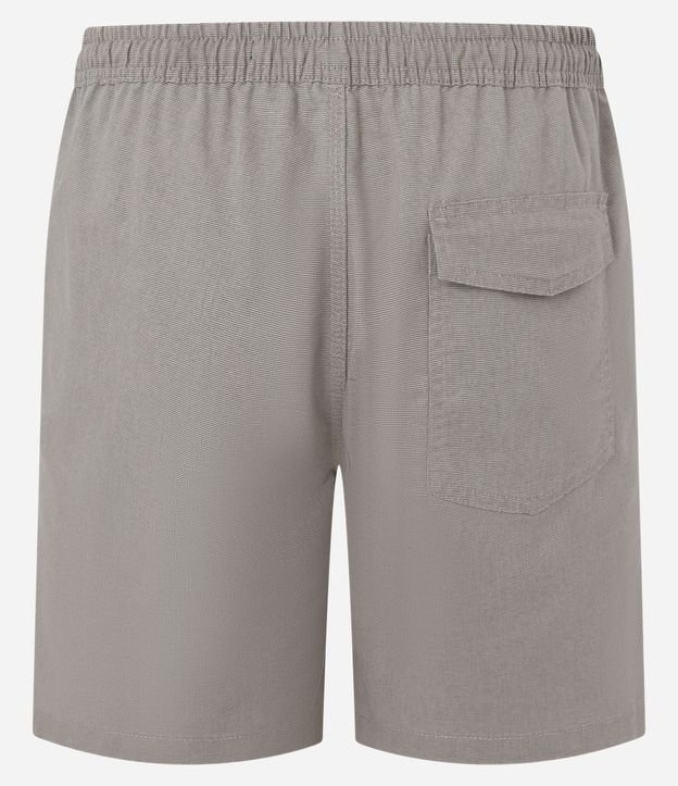 Bermuda Texturizada con Cintura Elástica y Cordón para Ajuste 2
