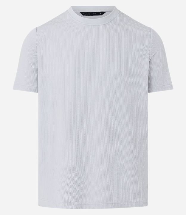 Remera Slim con Textura Vertical 5
