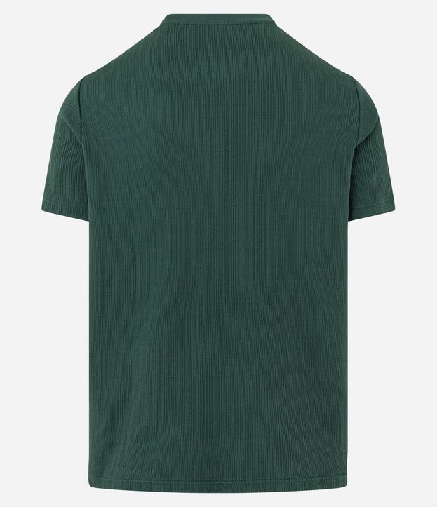 Remera Slim con Textura Vertical 8