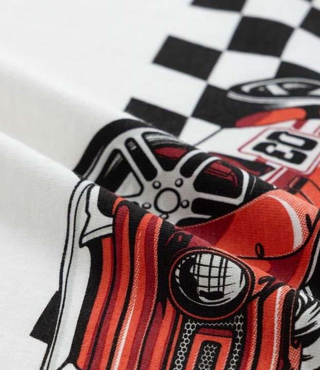 Remera Infantil con Estampa Hot Wheels - Talle 4 a 12 años 4