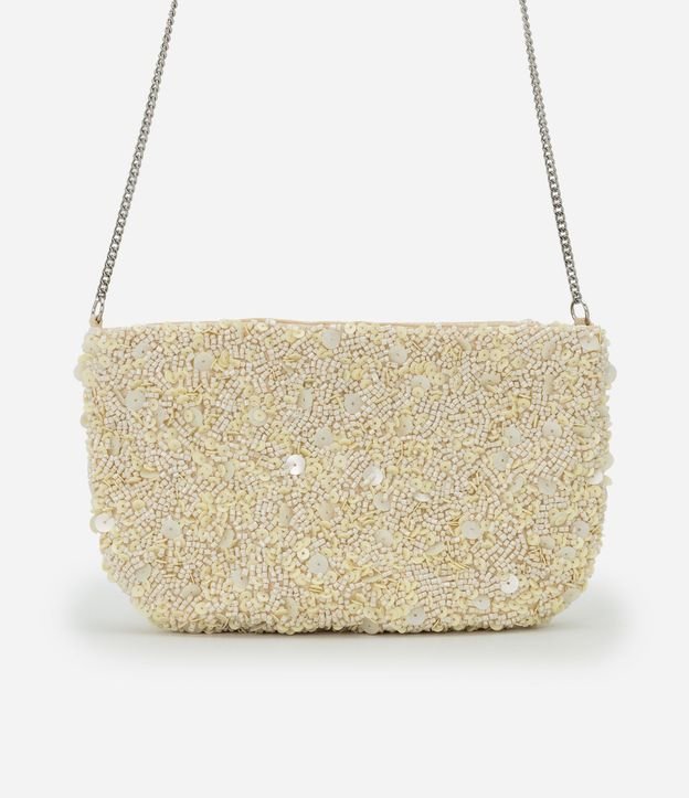 Cartera Transversal Pequeña en Lentejuelas y Adornos y Asa de Cadena 3