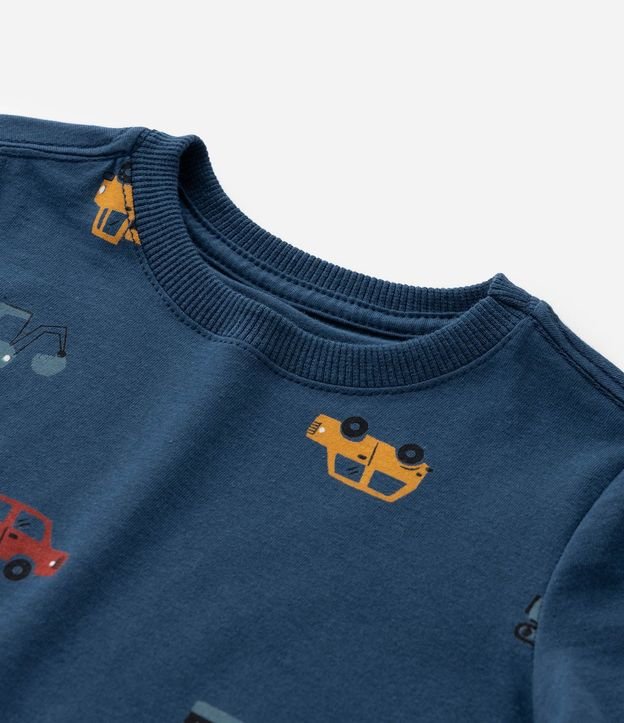 Remera Infantil con Estampa Carritos - Talle 1 a 6 años 6