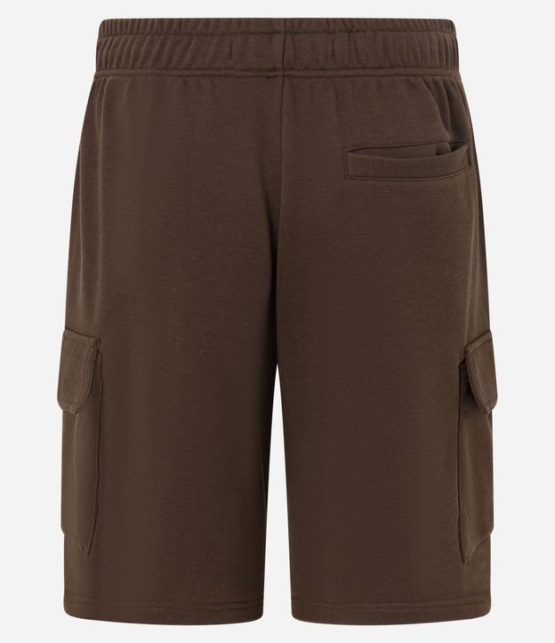 Bermuda en Tela French Terry con Bolsillo Cargo 6