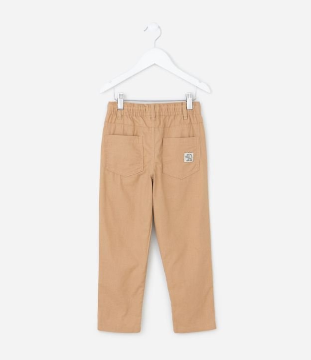Pantalón Infantil en Lino con Bolsillos - Talle 1 a 6 años 2