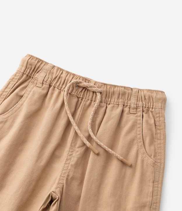 Pantalón Infantil en Lino con Bolsillos - Talle 1 a 6 años 4