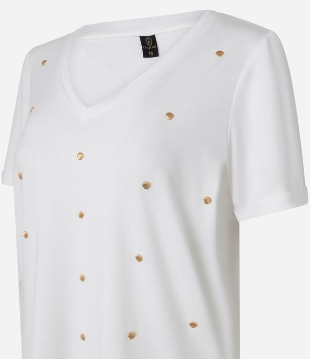 Blusa en VIscolycra con Iconos Metalizados 2