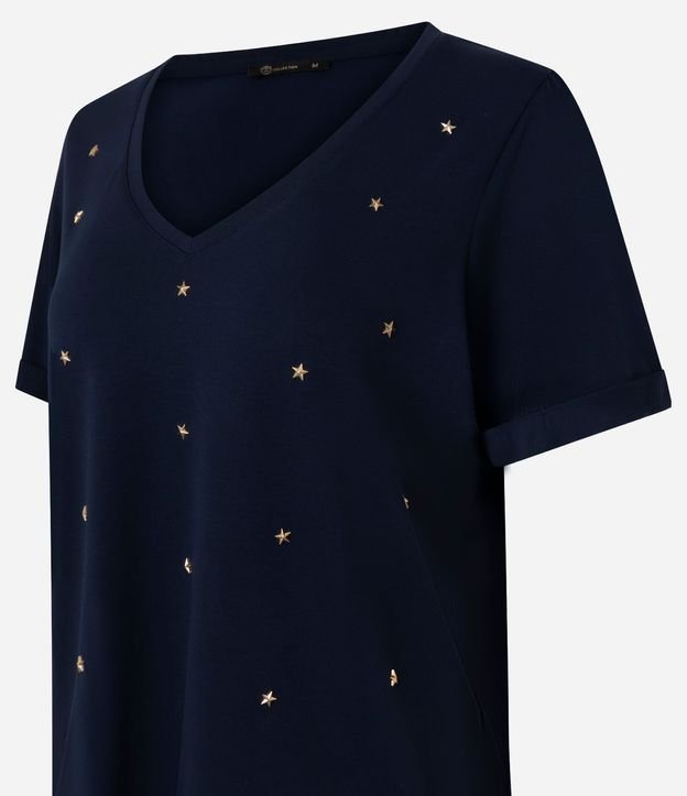Blusa en VIscolycra con Iconos Metalizados 2
