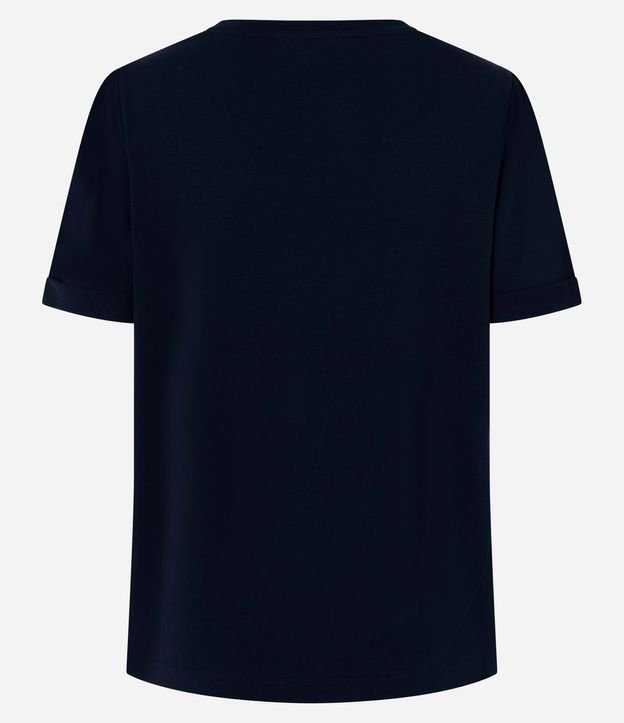 Blusa en VIscolycra con Iconos Metalizados 3