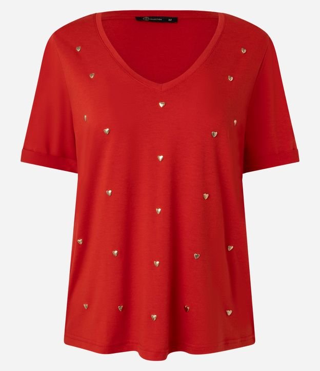 Blusa en VIscolycra con Iconos Metalizados