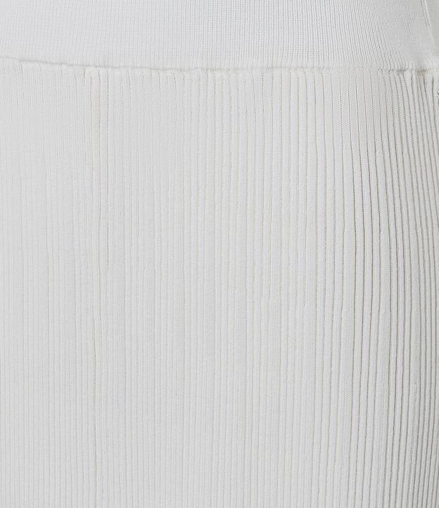 Pollera Evasê Midi en Punto con Cintura Elástica 7