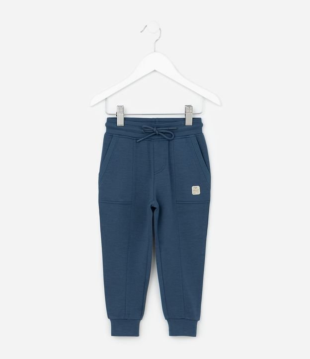 Pantalón Infantil en Modal con Recortes y Bolsillos - Talle 1 a 6 años 2