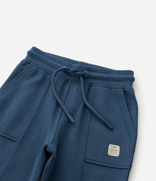 Pantalón Infantil en Modal con Recortes y Bolsillos - Talle 1 a 6 años 6