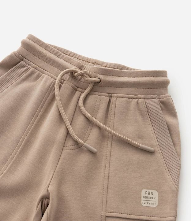 Pantalón Infantil en Modal con Recortes y Bolsillos - Talle 1 a 6 años 9