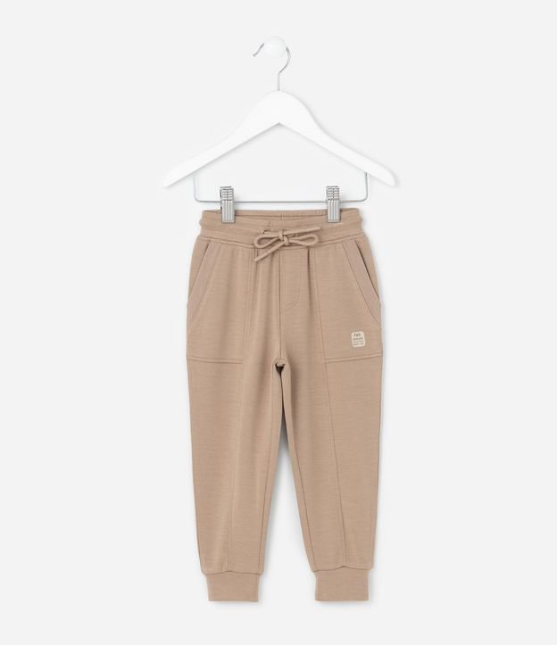 Pantalón Infantil en Modal con Recortes y Bolsillos - Talle 1 a 6 años 2