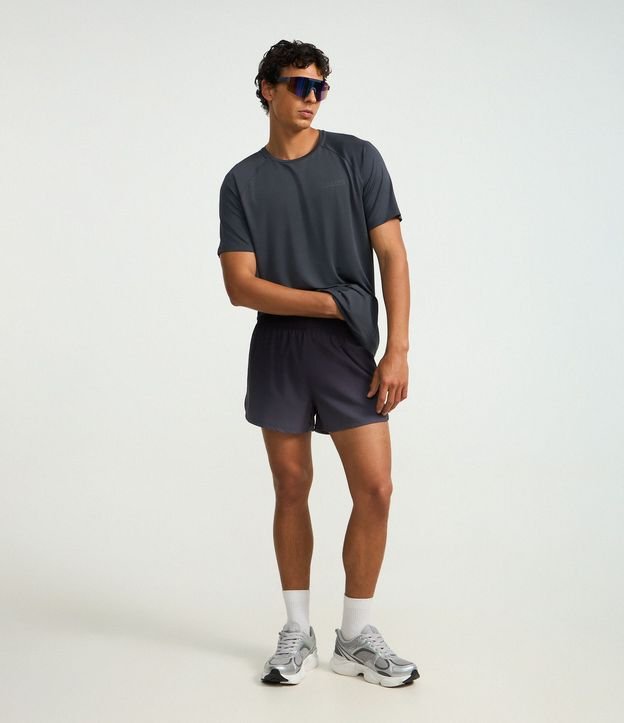 Bermuda Deportiva  Running con Bolsillo Funcional y Estampa Degrade 1