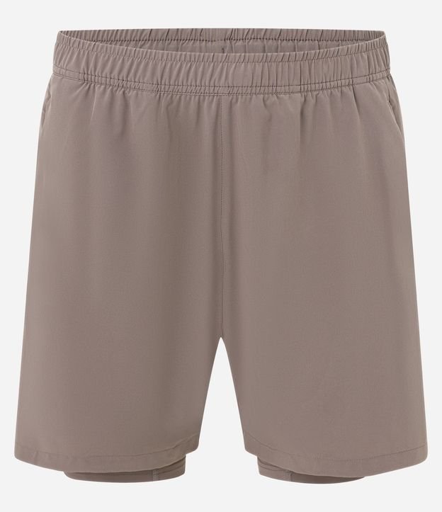 Bermuda Deportiva con Short de Compresión 7